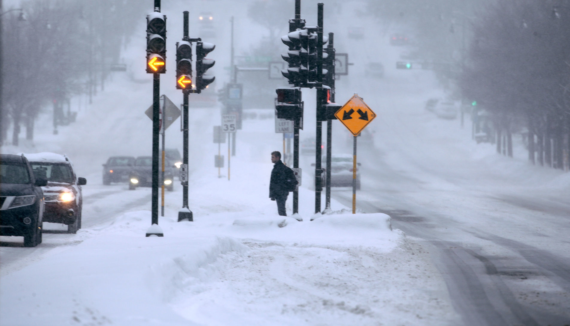 Winter storm hits Madison area